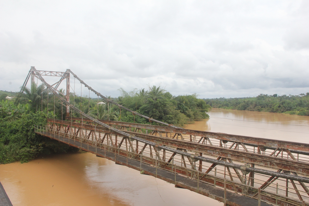 Beposo Bridge a engineering marvel of 1934, British Gold Coast suspension bridge documented by Remo Kurka, Ghana